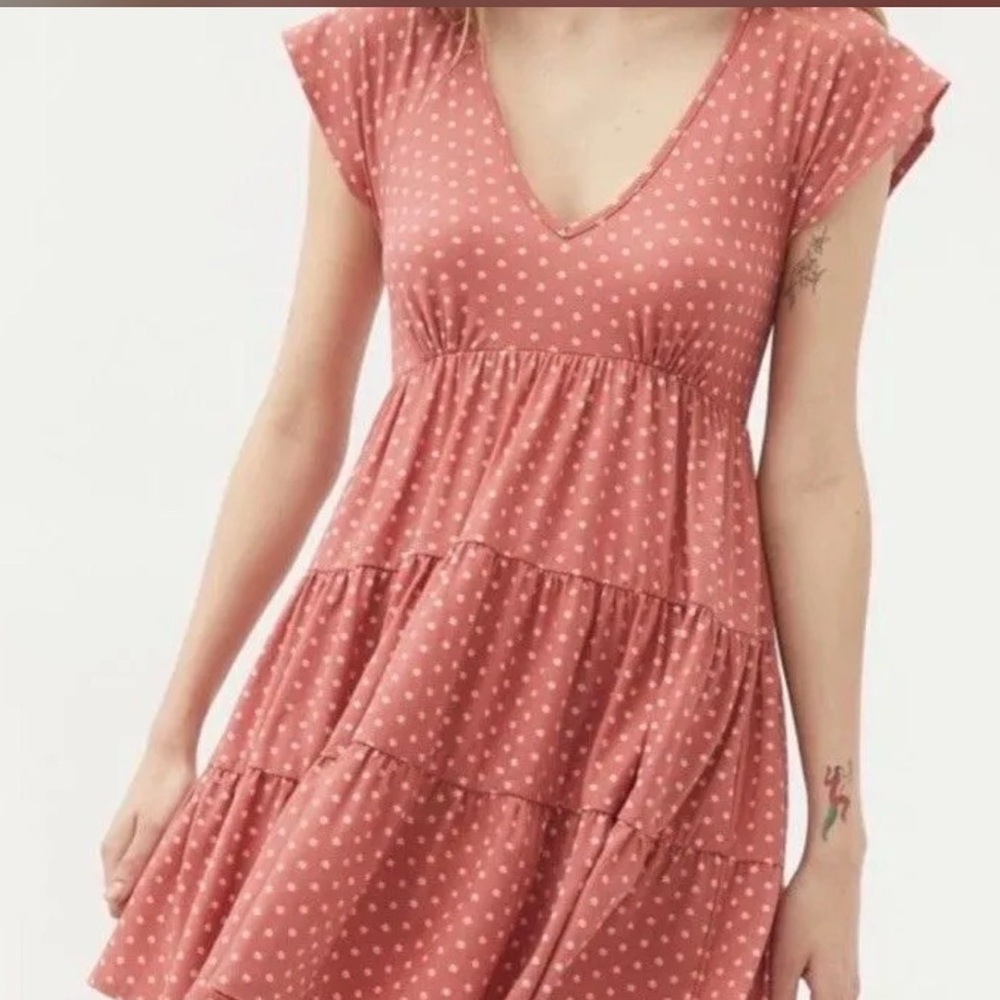 Urban Outfitters Julia Ruffle Mini Dress Size S